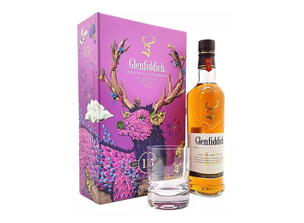 汕头收购格兰菲迪15年威士忌福鹿礼盒装Glenfiddich苏格兰威士忌700ml上门回收