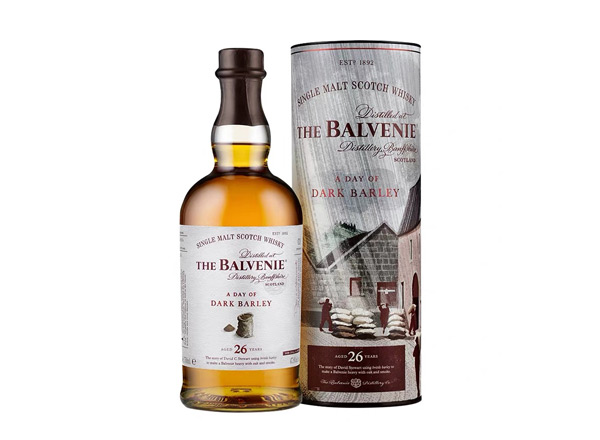 汕头苏格兰百富26年回收百富威士忌故事系列The Balvenie Aged 26 Years A Day of Dark Barley Single洋酒