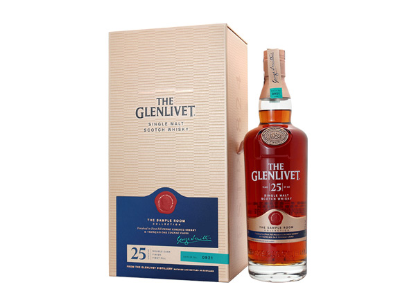 汕头The Glenlivet回收格兰威特25年苏格兰单一麦芽威士忌陈酿风味创造系列