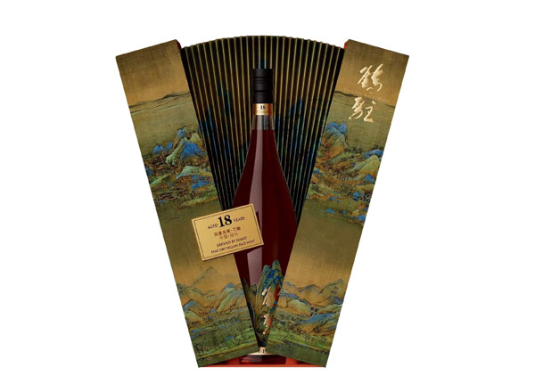 汕头鹤驻18年黄酒回收鹤驻新花雕18年珍藏版千里江山图