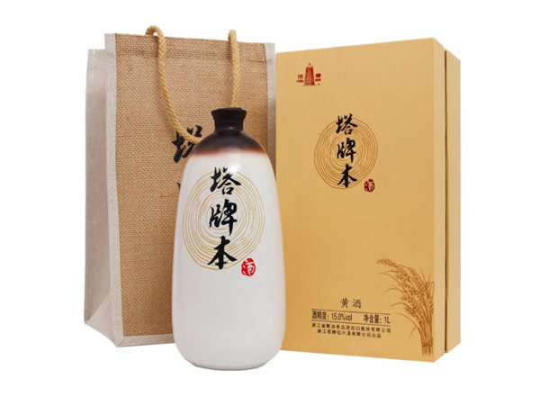 汕头塔牌黄酒回收塔牌本酒500ml/1000ml绍兴黄酒花雕酒礼盒