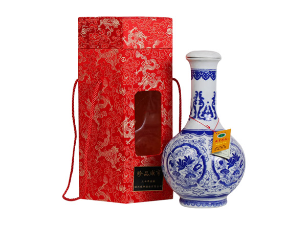 汕头咸亨黄酒回收珍品咸亨三十年花雕酒青瓷瓶盒装绍兴黄酒2.5L