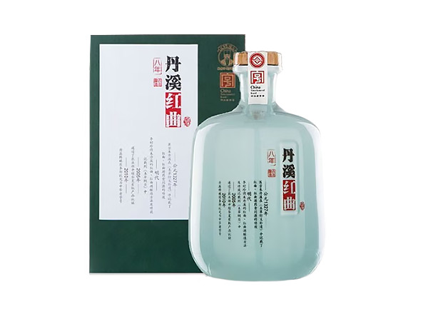 汕头丹溪黄酒回收丹溪8年红曲黄酒750mL 2瓶礼盒装