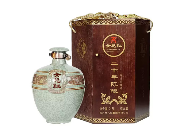 汕头女儿红绍兴黄酒回收女儿红二十年陈酿20年花雕酒2.8L坛装礼盒