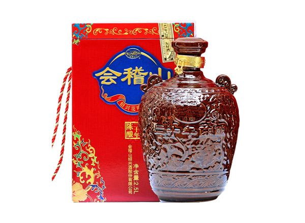 汕头回收会稽山二十年黄酒陶坛20年陈酿2.5L花雕酒